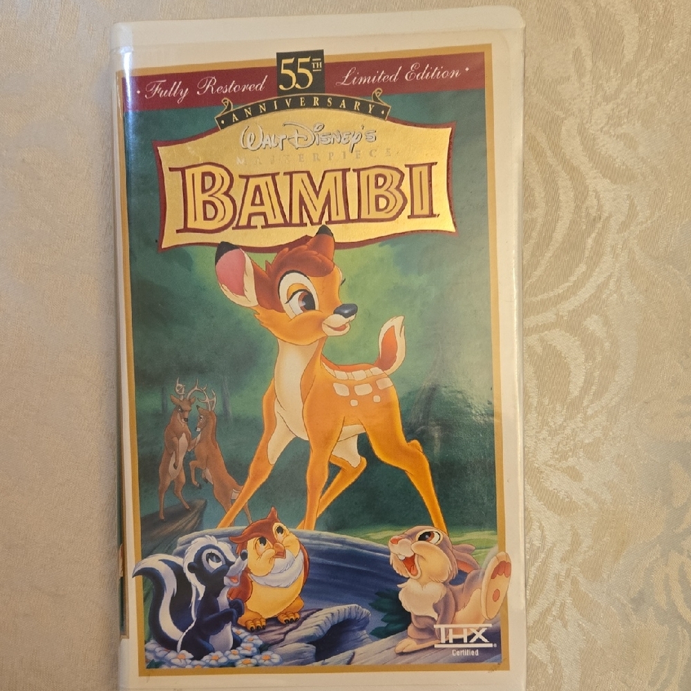 Walt Disney's Bambi 55th Anniversary VHS